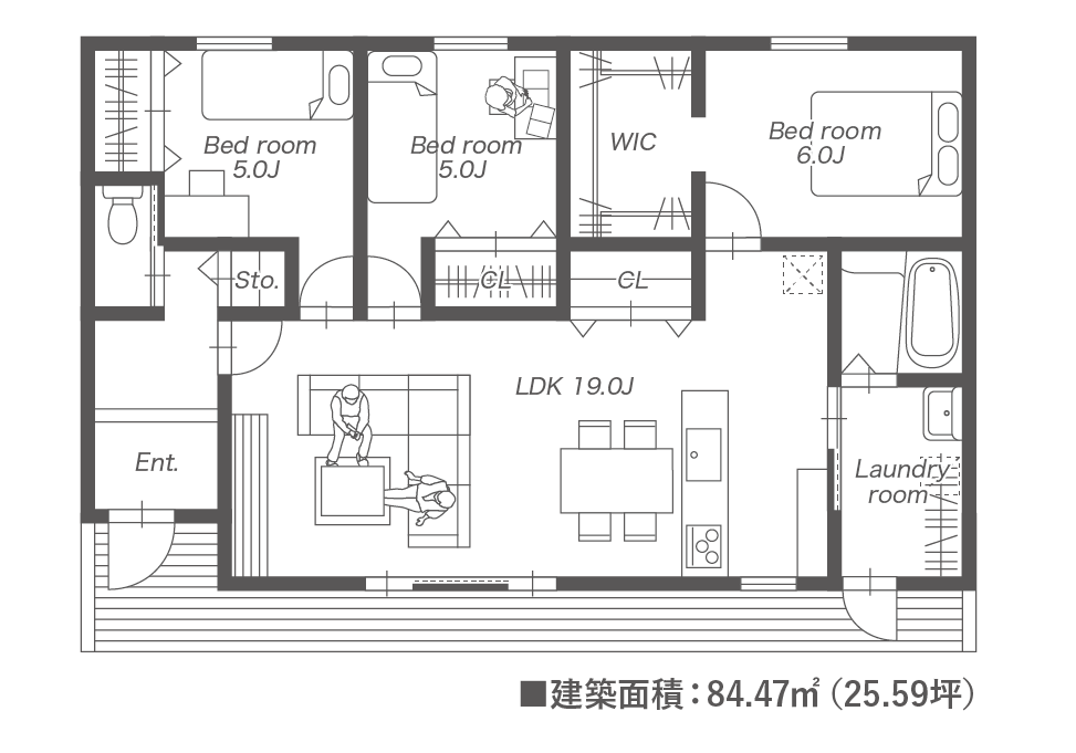 新築プラン02間取